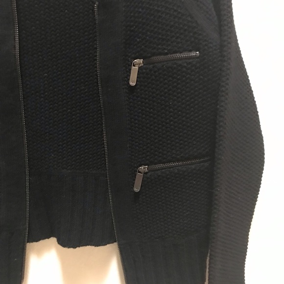 Armani Exchange RARE Zipper Lambswool Sweater - Picture 7 of 11
